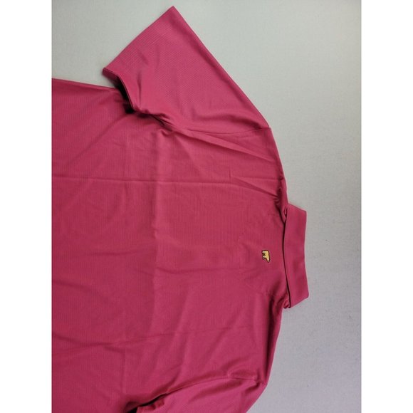 NEW Jack Nicklaus Cool Plus Men M Coral Pink Performance Golf Polo Wicking UPF - Picture 9 of 11